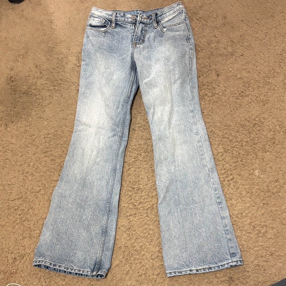 Brandy Melville blue bootcut jeans